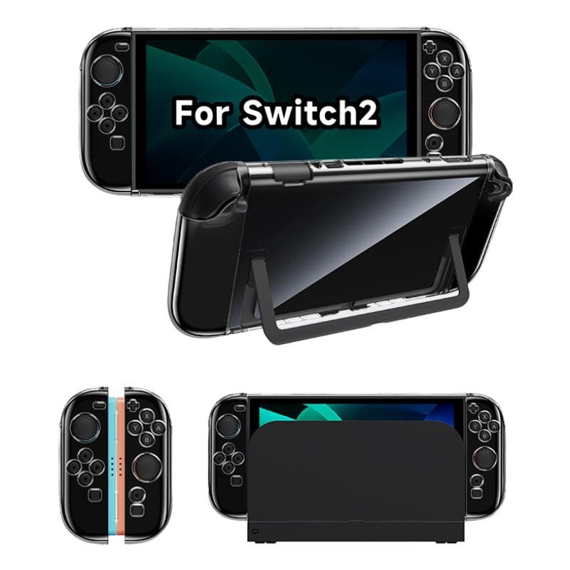 Jemdo Switch 2 Scratch-Resistant Clear Protective Case