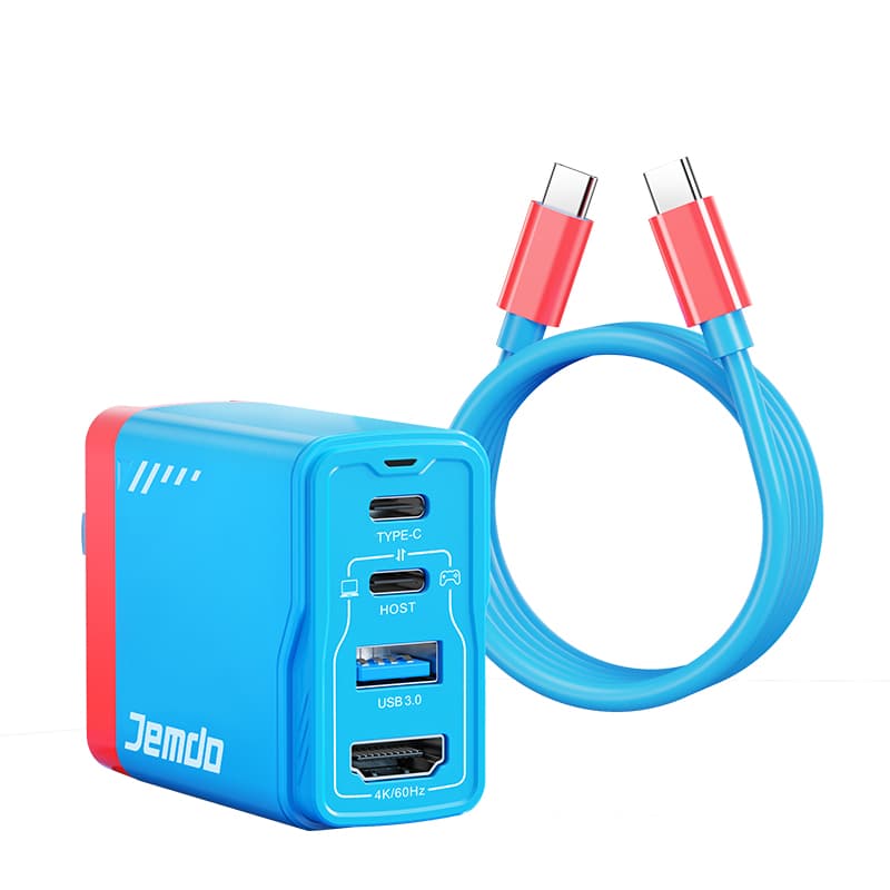 Jemdo 4-in-1 65W ポータブルドック（Switch NS1/NS2用）
