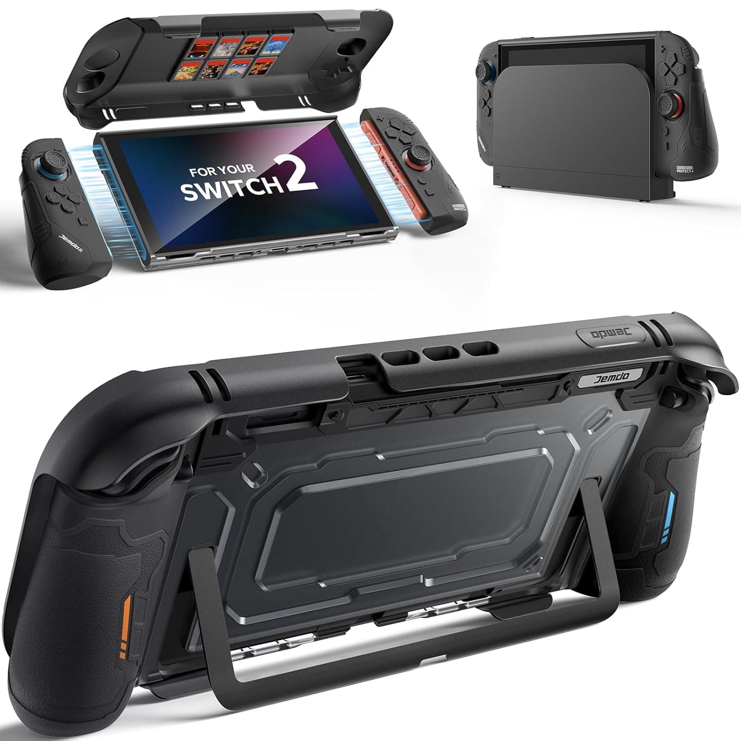 Jemdo Switch 2 可拆卸保护壳及前面板套装