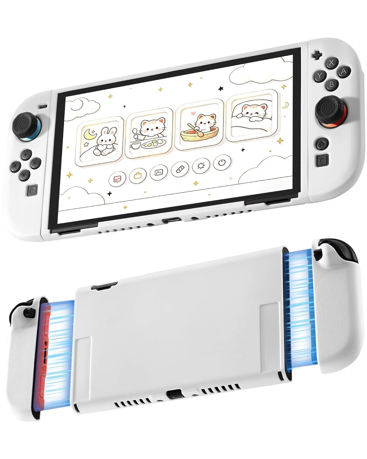 Jemdo 纹理防滑握把保护套（适用于任天堂Switch2 2025款）